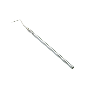 เครื่องมือผ่าตัดทางทันตกรรม GDC Moon Dental Explorer Probe แบบปลายเดียว ใช้ซ้ำได้ คุณภาพใหม่ ได้รับการรับรองมาตรฐาน CE ด้ามจับแบบมีลายกันลื่น สีเงิน - Product Image 3