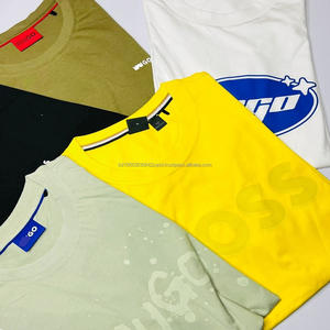 Camiseta Clásica Vintage de Punto XL para Verano y Primavera, Bordada, con Spandex, Hecha en Bangladesh, Ropa en Stock, Camiseta de Algodón para Hombre - Product Image 1