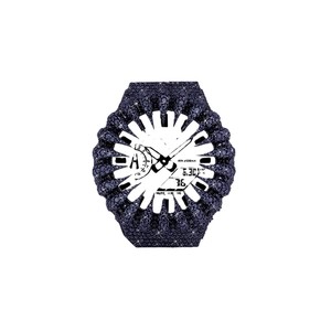 Glaciotron Elite GA2100 Custom Iced Out Metal <b>Case</b> Watch Precision Stainless Steel Luxury Octagonal CasiOak Style Conversion Kit - Product Image 2