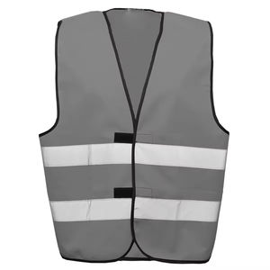 เสื้อกั๊กนิรภัยสะท้อนแสงสำหรับผู้ชายแบบขายส่งตามสั่ง ANSI Class 2 กันน้ำ ไฟ LED กระพริบ โลโก้สั่งทำได้ คุณภาพสูงสำหรับใช้งานกลางแจ้ง - Product Image 4