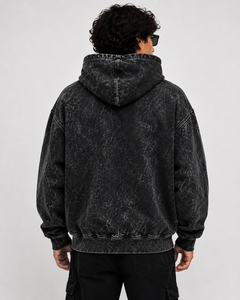 Sudadera con Capucha de Forro Polar para Hombre, Corte Regular, 100% Algodón, Gruesa, con Logotipo, Estilo Urbano, Personalizada OEM - Product Image 2