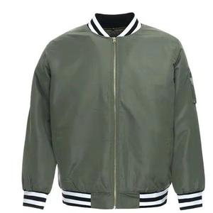 เสื้อแจ็คเก็ตวาร์ซิตี้แบบพาราชูทสำหรับผู้ชาย ปรับแต่งได้ ปิดกระดุมแบบมีฝาปิด สำหรับฤดูหนาว คอตั้ง สีสันปรับแต่งได้ ระบายอากาศได้ดี - Product Image 1
