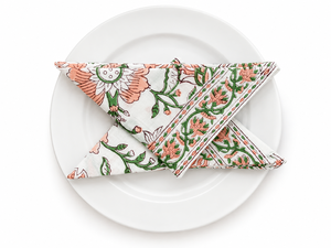 Juego de Manteles Individuales de Tela Floral Hechos a Mano, 100% Algodón, Mantel Personalizado para Mesa de Comedor, para Hogar y Hotel - Product Image 4