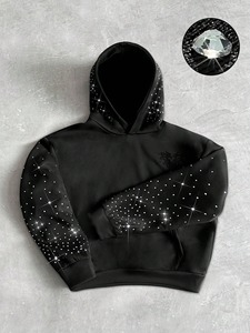 Sudadera con capucha unisex para hombre y mujer, estilo oversized, informal, para uso diario, de forro polar, cálida, para invierno, a la moda. - Product Image 6