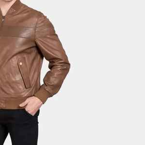 Chaqueta de Cuero para Hombre Joven, Estilo Urbano, Fabricante Pakistaní, Chaquetas de Cuero para Invierno, Chaquetas de Cuero Cálidas para Hombre - Product Image 4