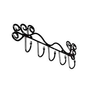 Colgador decorativo de pared de hierro con recubrimiento de polvo blanco para decoración, regalos, colgar en la pared, uso en exteriores y para armarios. - Product Image 5