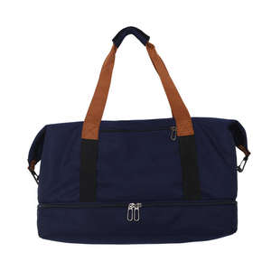 Bolsa de deporte impermeable extra grande de gran capacidad, bolsa de deporte de alta calidad, bolsa de deporte personalizada, compartimento para zapatos de cuero PU - Product Image 2