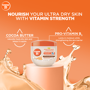 Crema 21 con Manteca de Cacao y Vaselina, 300 ml, Humectante Multiusos para el Cuidado del Cuerpo y Labios - Product Image 2