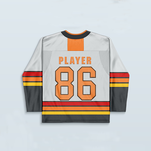 Jersey de Hockey sobre Hielo Juvenil Personalizado, Sublimación Completa, Secado Rápido, Uniforme para Práctica y Juego, Fabricante Mayorista OEM ODM - Product Image 3