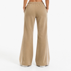 Custom Women's <b>Wide</b> <b>Leg</b> Flare Sweat <b>Pants</b> Soft Spandex/Cotton Fabric Regular Fit <b>Lounge</b> Premium Quality Quick Dry <b>Pant</b> - Product Image 2