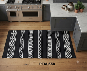 Cotton Handloom Hand Woven <b>Rug</b> PTM-558 - Product Image 4