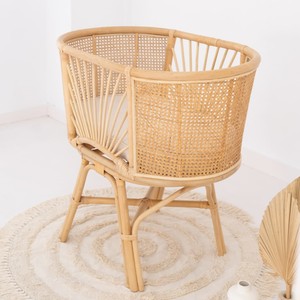 Lit bébé premium en rotin naturel, fabriqué au Vietnam, pour nourrissons - Product Image 3