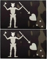 Patchs tactiques découpés au laser hautement personnalisés, badges rectangulaires à coudre, drapeaux réfléchissants IR pour vêtements, patchs infrarouges lointains pour sacs à dos 2026