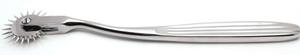 Marteau réflexe diagnostique en acier inoxydable avec roue à aiguilles Wartenberg par Surgiright - Product Image 5