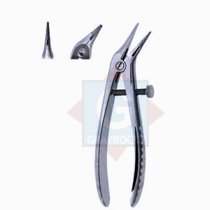Extracteur de couronne dentaire manuel en acier inoxydable 11,5 cm avec poignée moletée, instrument chirurgical de classe I - Product Image 1