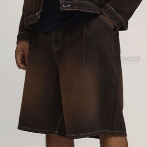 Shorts de Mezclilla Rectos Personalizados al por Mayor para Hombre, Ropa Casual de Verano para Uso Diario, Spandex/Poliéster - Product Image 5