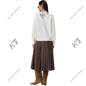 Luxury Women <b>Chunky</b> <b>Knit</b> <b>Cardigan</b> Sweater Oversized Button Front Winter Outerwear Premium Ribbed <b>Knit</b> Women <b>Cardigan</b> custom logo - Product Image 3