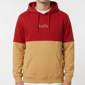 Sudadera con capucha de alta calidad, mezcla de algodón y forro polar, extragrande, para hombre, ecológica, con bordado sólido y diseño personalizado. - Product Image 3