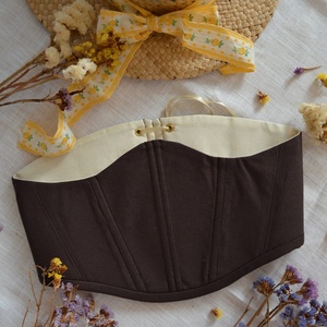 Cinturón Corset Estilo Vintage con Hebilla de Hierro, Color Sólido, para Mujer, 24"-26" de Largo, 60-66 de Ancho - Product Image 2