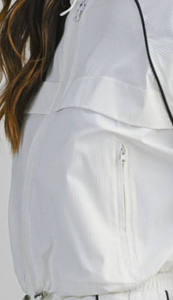 Wholesale <b>Women</b> <b>Windbreaker</b> Set Lightweight Activewear Tracksuit Two Piece Outfit Hooded Jacket and Skirt OEM ODM - Product Image 5