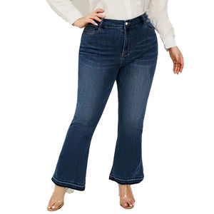 Pantalones Vaqueros de Diseño Único, Estilo Retro Americano, Holgados, de Pierna Recta, para Mujer - Product Image 1