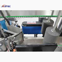 Machine d'étiquetage automatique double face pour bouteilles plates carrées, applicateur d'étiquettes avant et arrière pour flacons pharmaceutiques liquides