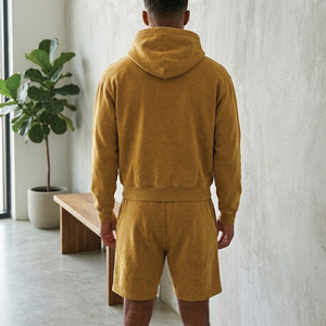 Premium Quality Top Trending Men's Light Weight Hoodie and <b>Shorts</b> <b>Set</b> New Arrival Men Hoodie and <b>Shorts</b> <b>Set</b> - Product Image 3