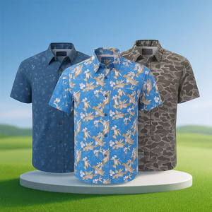 Camisas Hawaianas de Verano Personalizadas para Hombre, Camisetas de Manga Corta con Estampado Playero de Secado Rápido - Product Image 6