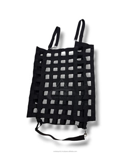 Sac à foin et filet d'alimentation pour chevaux en nylon durable, 26x8.5x30 pouces, maille de 2 pouces - Product Image 5