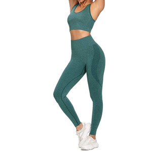 Service OEM, Vêtements d'entraînement, Ensemble de yoga pour femmes de haute qualité, Nouveau design, Prix bas, Meilleures ventes, Ensemble de yoga respirant pour femmes - Product Image 5