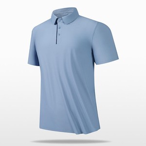 Polo homme OEM ODM en coton piqué de qualité supérieure, manches courtes, fabricant de vêtements sur mesure - Product Image 2