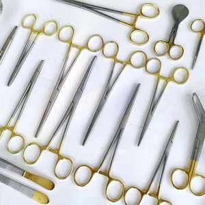 Juego de Instrumentos Quirúrgicos de Obstetricia Canina Reutilizables, Kit de 17 Piezas de Acero Inoxidable de Dentavex - Product Image 2