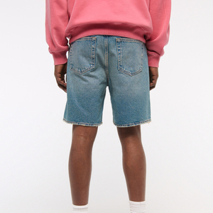 Shorts en jean décontractés pour homme, style streetwear, bleu, coton, coupe décontractée, look estival, design confortable, jeans de haute qualité, tendance - Product Image 2