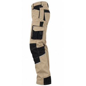 Pantalons de travail en gros pour hommes – Pantalons utilitaires pratiques avec poches porte-outils pour atelier, entrepôt, usine – Uniformes personnalisés en vrac - Product Image 2
