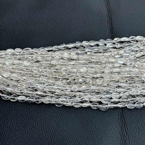 6mm 8mm 10mm <b>Natural</b> <b>Crystal</b> Quartz Smooth Oval Beads Strand Necklace At Wholesale Factory Price From Manufacturer Suppliers - Product Image 2