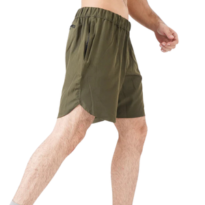 <b>Mens</b> High Elastic Quick Dry Breathable <b>Lightweight</b> Running <b>Shorts</b> Gym Training Sports Athletic Fitness Workout <b>Shorts</b> Olive - Product Image 5