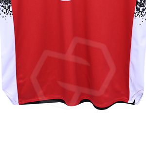 Maillot de basket-ball rouge, noir et blanc en gros, impression par sublimation personnalisée, polyester respirant, uniforme d'équipe, vêtements de sport de qualité supérieure - Product Image 6