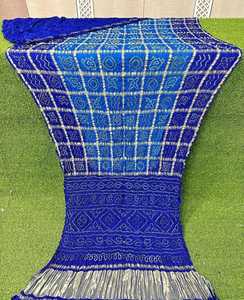 Sari AISHA BANDHEJ de Seda Pura Hecho a Mano con Diseño Bandhani, Tradicional para Bodas y Fiestas, de la India (Rajasthan) - Product Image 3