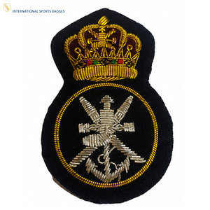 Badges décoratifs écologiques de haute qualité, écussons brodés personnalisés avec épingle de sûreté, commande en gros, directement de l'usine, prix compétitifs - Product Image 1