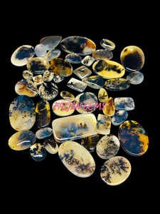 Piedra Preciosa de Cuarzo Sajar Dendrítico Natural de Alta Calidad, Cabujón de Forma Mixta, Piedra para Colgante de Joyería, Certificado por Terceros - Product Image 2