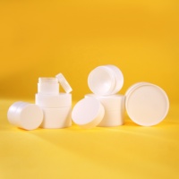 Pots cosmétiques blancs en PP à double paroi de 3 ml à 30 ml avec insert intérieur en PE, impression personnalisée, bouchon à vis pour sérum de soin de la peau, crème contour des yeux, soin du visage