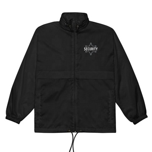 Chaqueta Cortavientos Impermeable Unisex de Seguridad, Talla Grande, Chaqueta Anorak Personalizada con Cremallera Completa - Product Image 1