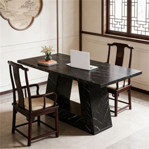 Mesa de Comedor de Madera de Alta Gama, Elegante Escritorio para Computadora y Escritorio de Oficina Administrativa - Product Image 3