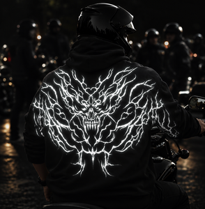 Sudadera con Capucha para Motociclistas Unisex, Personalizable, Transpirable, de Secado Rápido, con Protección de Nivel CE, Lavado Ácido, Ropa Protectora Urbana para Motociclistas - Product Image 1