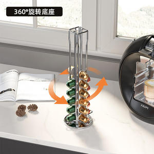 Elegante Estante de Almacenamiento de Cocina de Doble Nivel, Multifuncional, de Hierro, para Montar en la Pared, Organizador Eficiente para Gabinetes de Cocina - Product Image 3