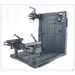 En stock : Diorama PVC de scène de hangar, unité d'entretien de hangar, base de première ligne, installation d'entretien Gundam / Transformers - Product Image 6