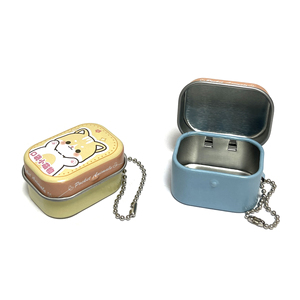 Mini Caja Metálica Cuadrada Decorativa para Guardar Figuras de Dibujos Animados, Caja Misteriosa, Caja Sorpresa - Product Image 1