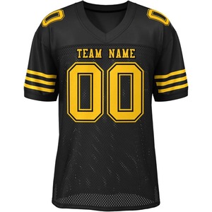 Vêtements de sport personnalisables de haute qualité à bas prix, imprimés, à séchage rapide, maillots de football américain sans manches, unisexe, 100% polyester mesh - Product Image 1