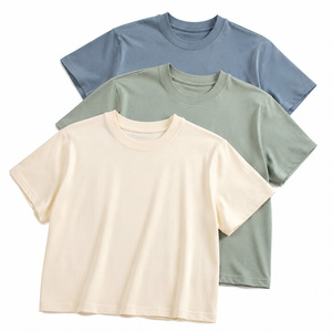 Plain Plus Size <b>Button</b> Women Soft Cotton Summer Breathable Custom T-<b>shirts</b> 220GSM Eco-Friendly Wholesale Bangladesh - Product Image 2