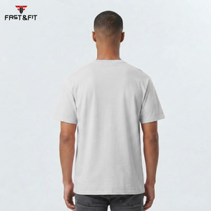 Custom Printed 100% Cotton Top Quality Plain Short Sleeve Eco-Friendly Breathable Loose Fit Mens T-Shirt - Product Image 5